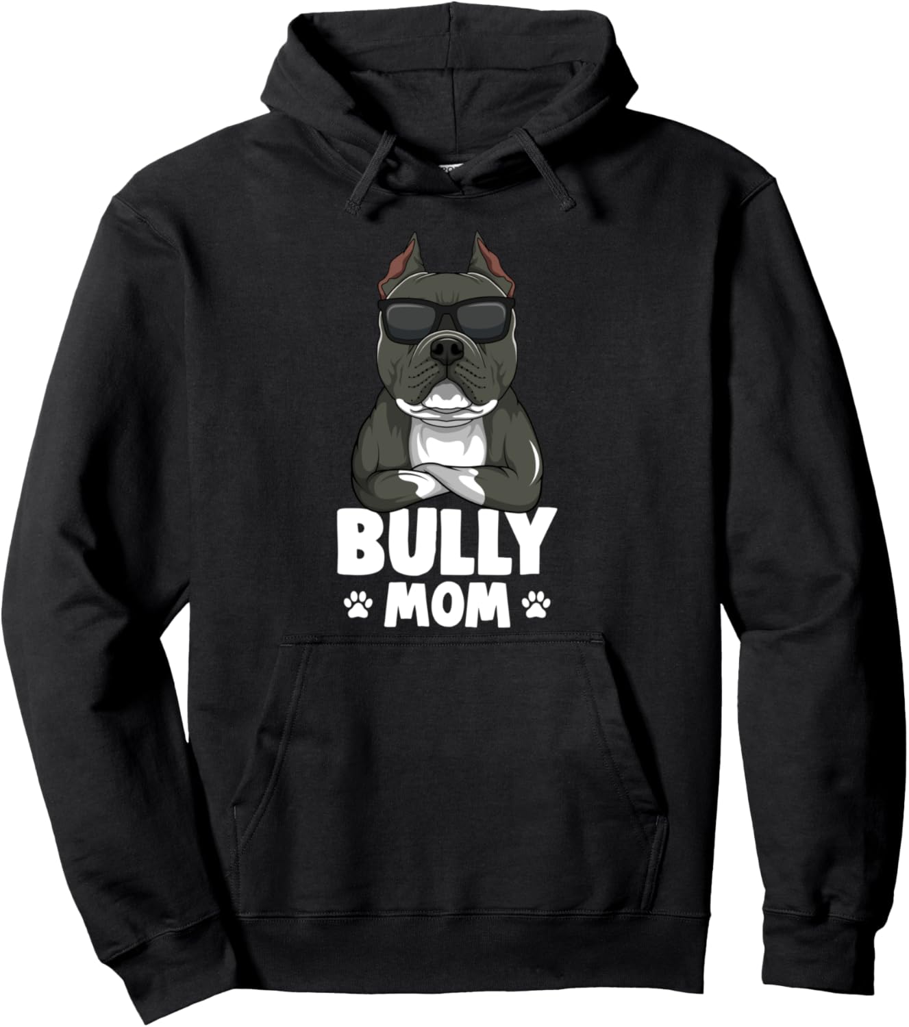 American Bully Dog Mom Women Pullover Hoodie